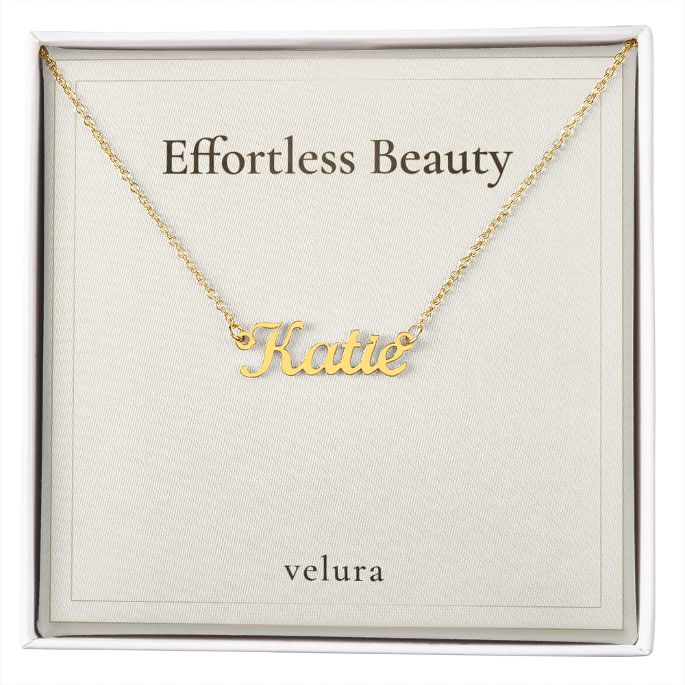 The Signature Nameplate Necklace