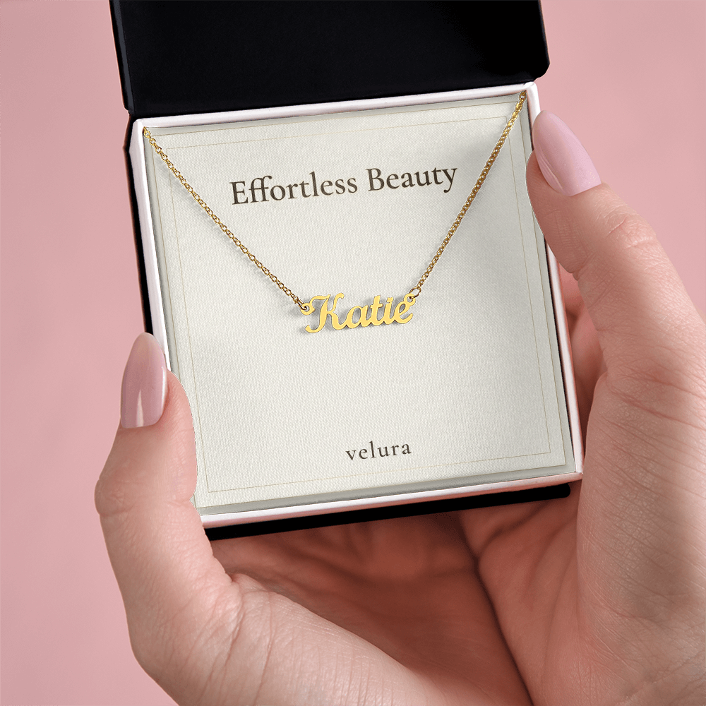 The Signature Nameplate Necklace